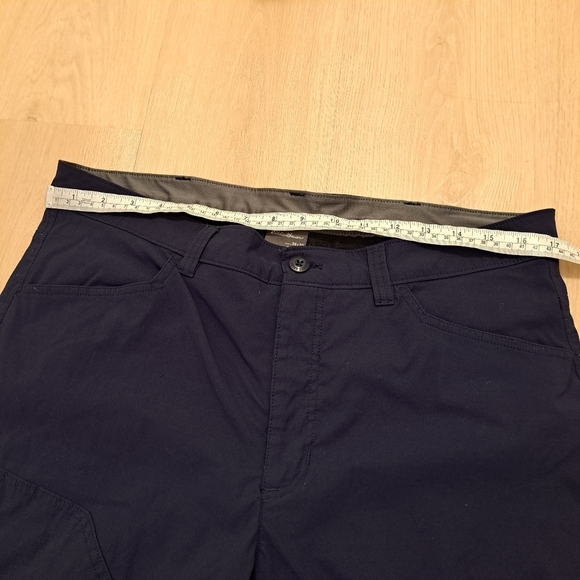 Eddie Bauer Navy Blue Fleece Lined Utility Outdoor Tech Straight Leg Pants 38×30 - Picture 9 of 11